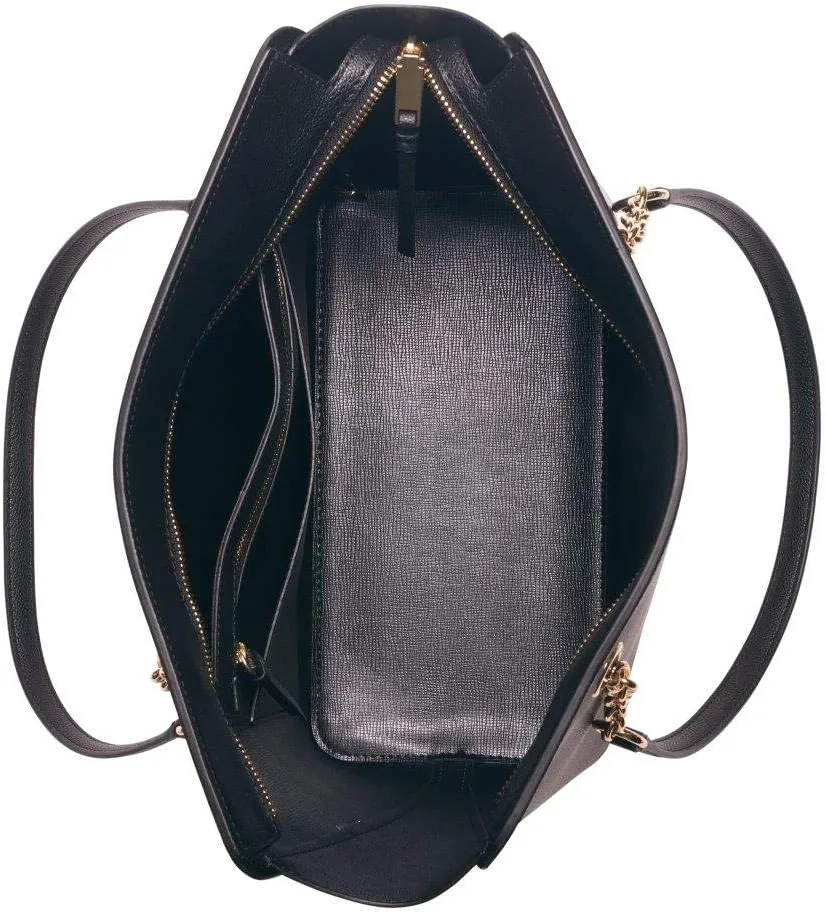 Calvin Klein Hailey Micro Pebble Top Zip Chain Tote
