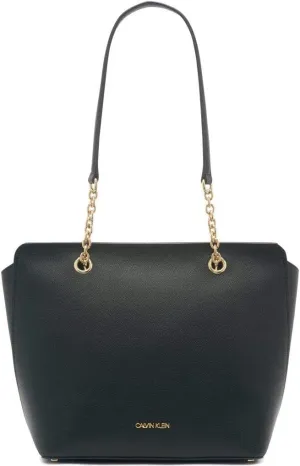 Calvin Klein Hailey Micro Pebble Top Zip Chain Tote