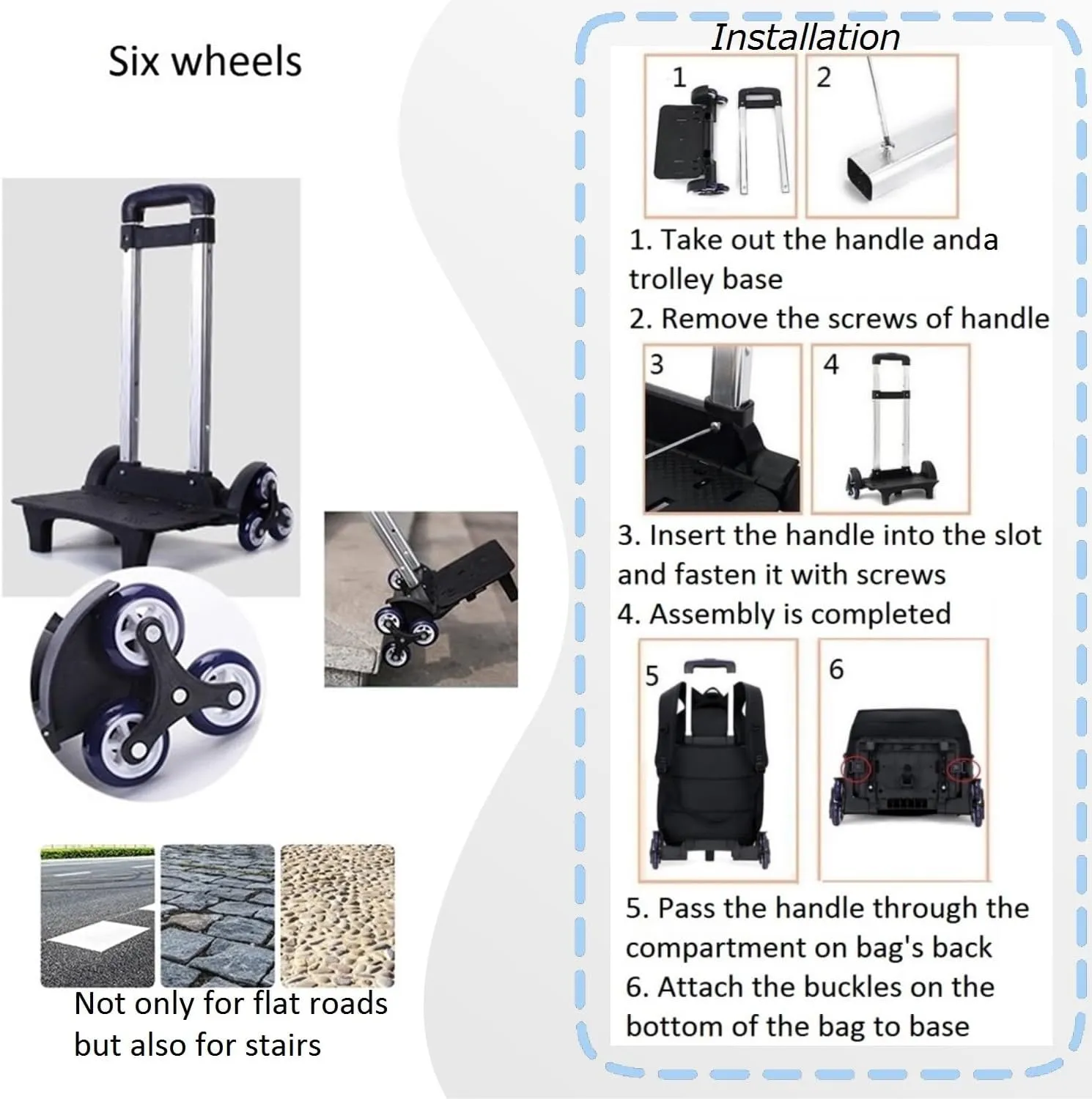 Camo Rolling Backpack for Boys Backpack with Wheels Kids Wheeled School Bag Trolley Bookbag Black White