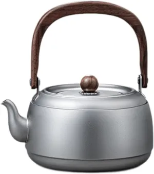 Camping Kettle, Coffee/Tea Pot, Dishes for Open Fire with Handle, Water Jug, Tea Kettle for Picnic, Climbing, Fishing, Outdoor