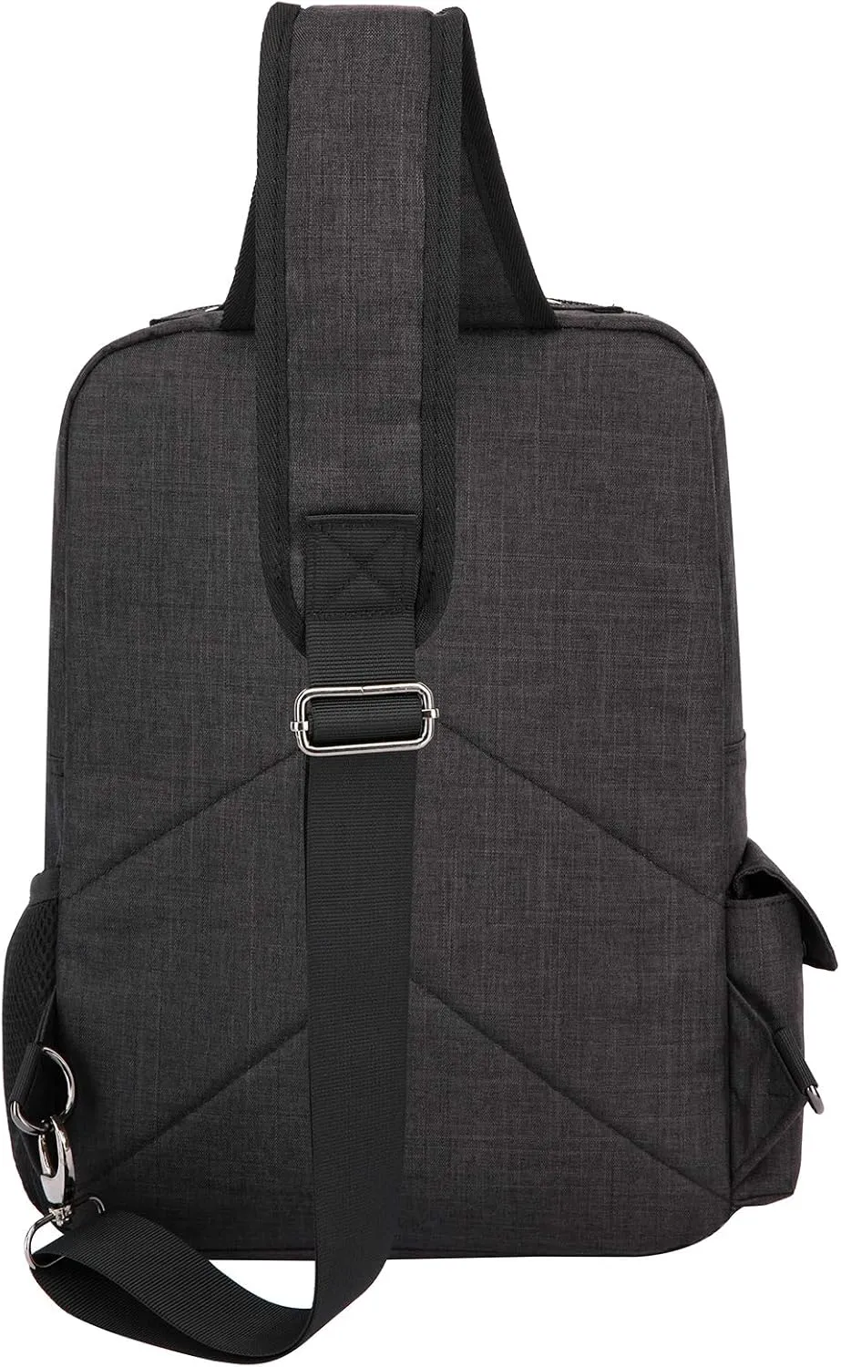 Canvas Cross Body Messenger Bag for Men Women Sling Shouler Backpack Travel Rucksack