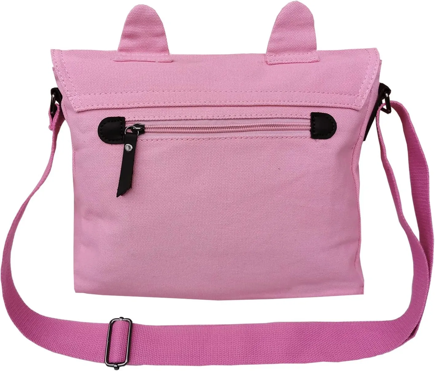 Canvas Cute Cat Kitty Messenger Bag Girls Crossbody Bag Shoulder Bag Cute Satchel School Bag