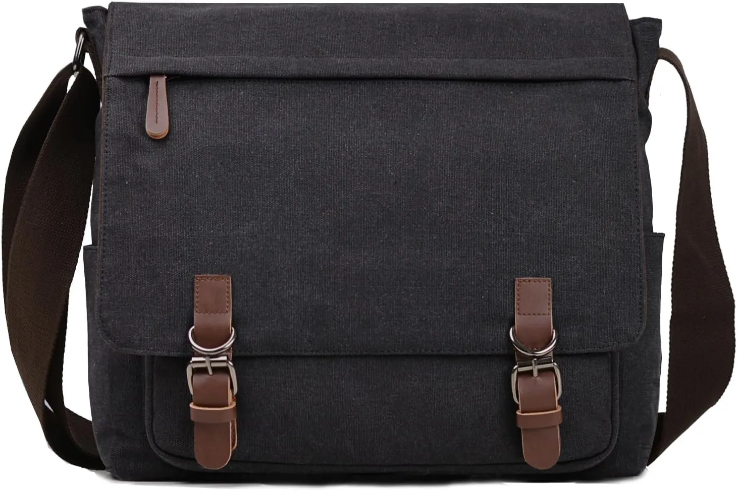 Canvas Messenger Bag for Men Women,Travel Satchel Shoulder bag 15.6 Inch Laptop Bag briefcase Business