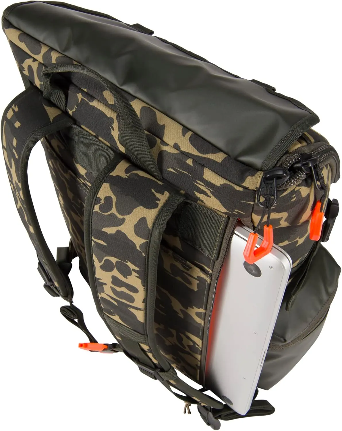 Carhartt 35L Nylon Workday Backpack, Durable Water-Resistant Pack with 15" Laptop Sleeve and Adjustable Shoulder Straps, Blind Duck Camo, One Size