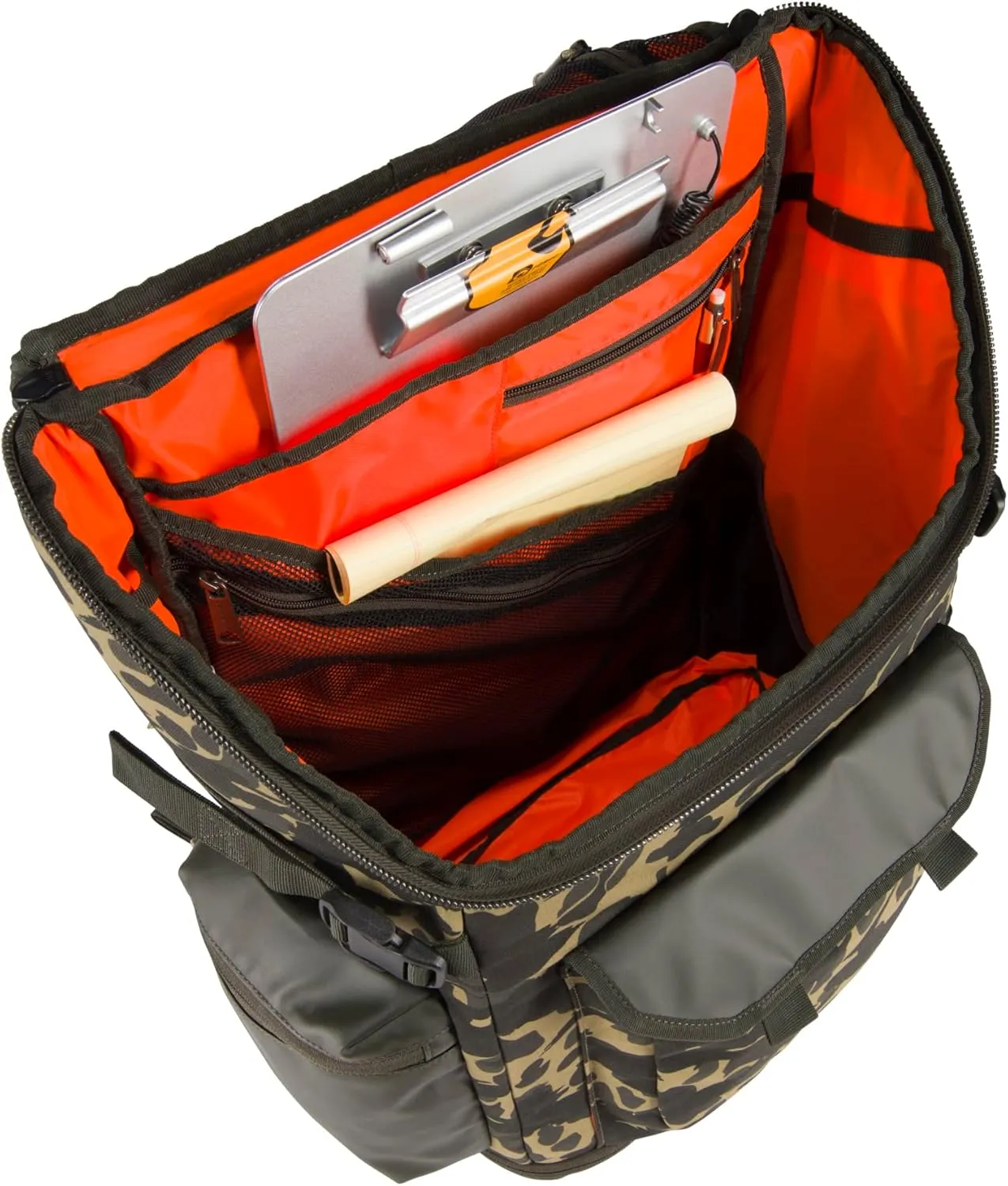 Carhartt 35L Nylon Workday Backpack, Durable Water-Resistant Pack with 15" Laptop Sleeve and Adjustable Shoulder Straps, Blind Duck Camo, One Size