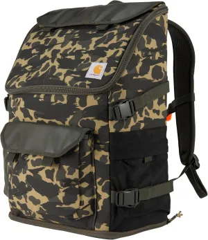 Carhartt 35L Nylon Workday Backpack, Durable Water-Resistant Pack with 15" Laptop Sleeve and Adjustable Shoulder Straps, Blind Duck Camo, One Size