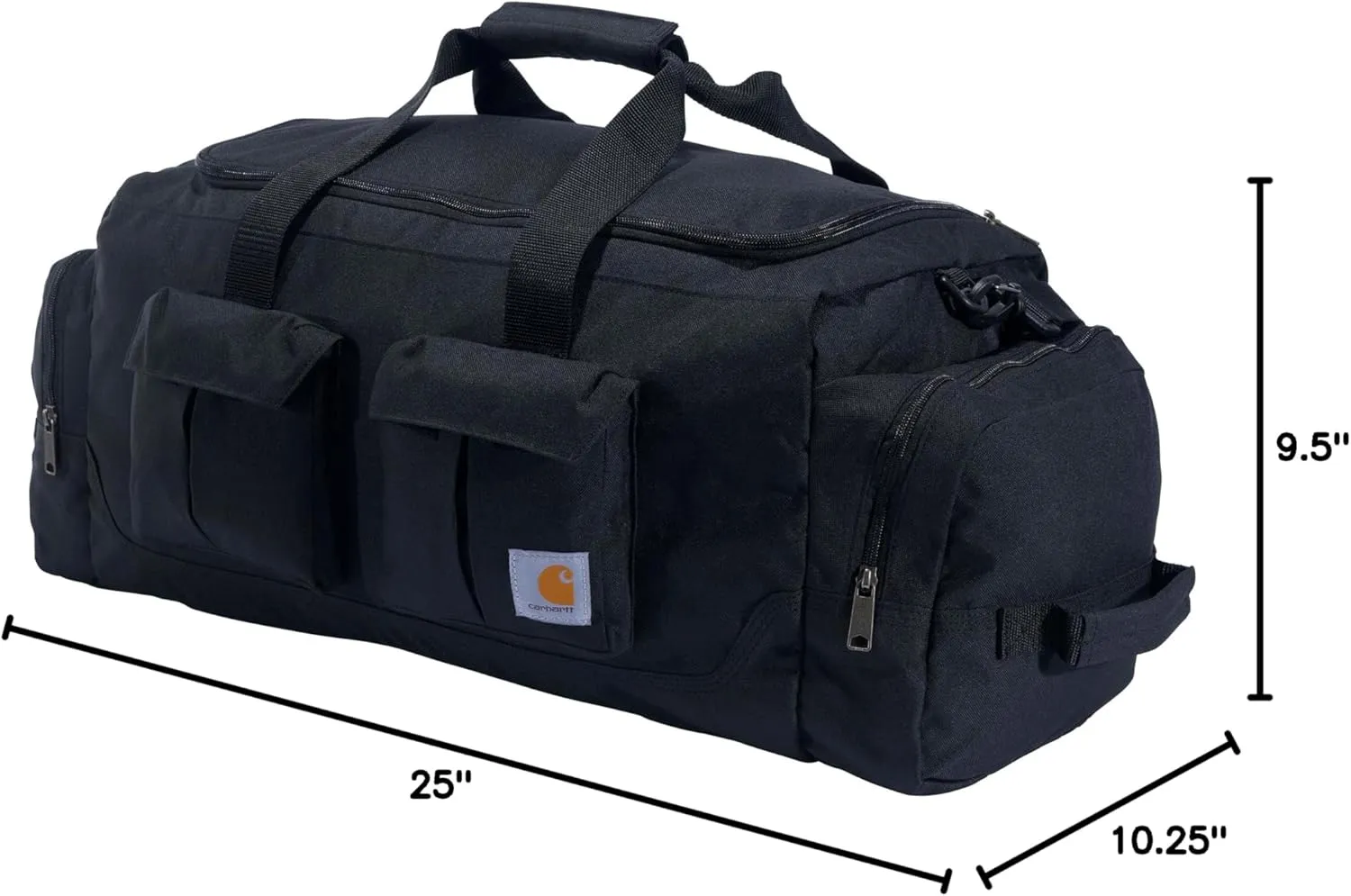 Carhartt 40l Utility Duffel, Heavy-Duty Gear Bag for Jobsite, Gym, & Travel