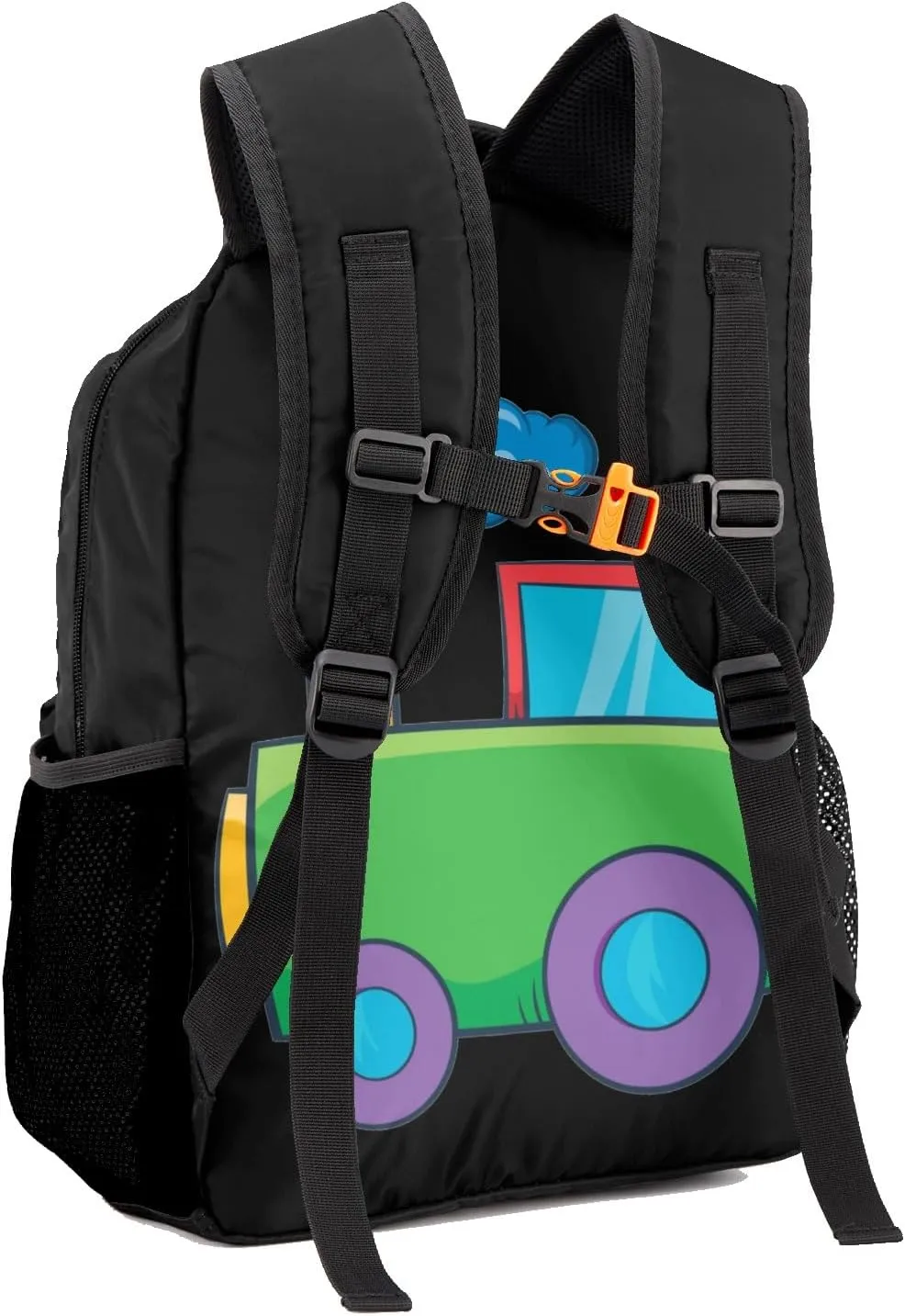 Cartoon Car Personalized Kids School Backpack Custom Name for Boys Girls Primary Daypack Bookbag Travel Bag
