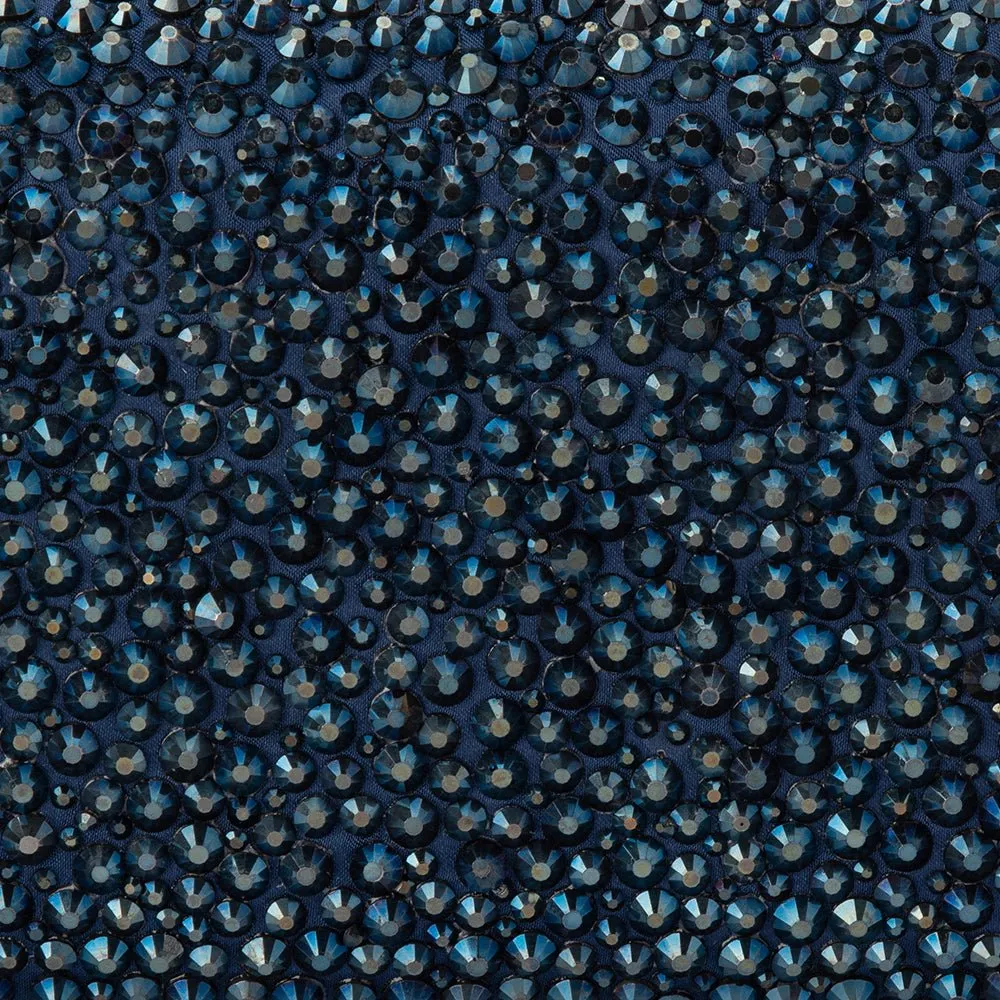 Casey Hot Fix Sparkle Clutch - Blue