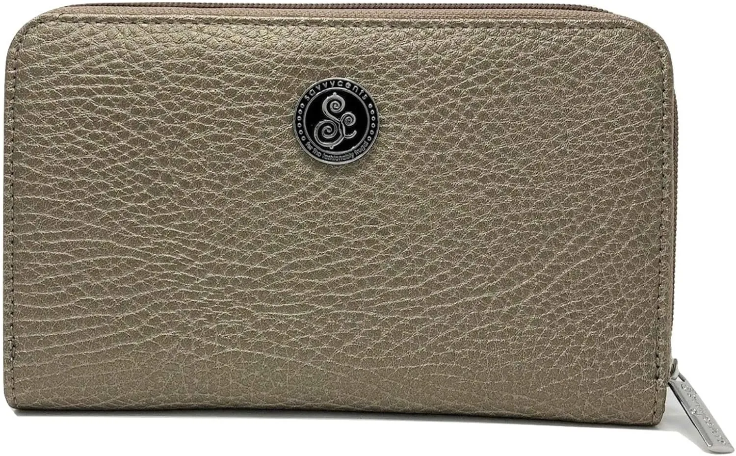 Cash Budgeting Wallet (Bronze), Zip Around, Accordion File System, Wristlet Strap, Women's Wallet