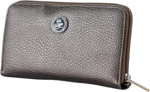 Cash Budgeting Wallet (Bronze), Zip Around, Accordion File System, Wristlet Strap, Women's Wallet