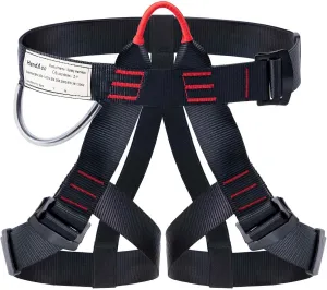 Caving & Rappelling Safety Belt for Ziplining, Fire Rescuing & Tree Climbing - Half Body Belt for Women & Men