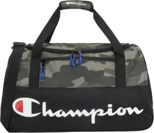 Champion Logo Duffel Bag, Cammo Ammo/Black, One-Size