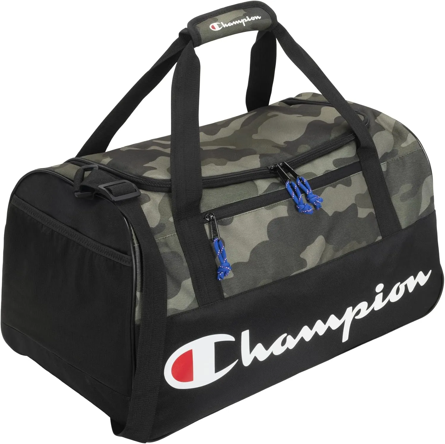 Champion Logo Duffel Bag, Cammo Ammo/Black, One-Size