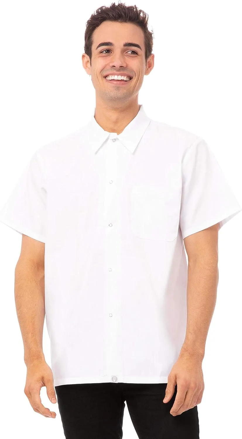Chef Works Custom Embroidered Mens Utility Cook Shirt