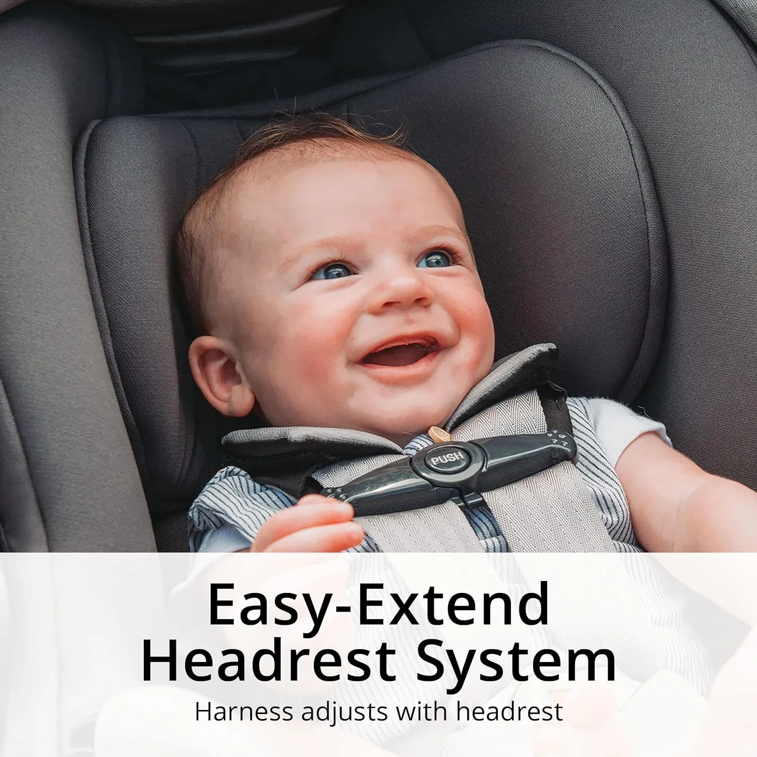 Chicco KeyFit 35 Zip ClearTex Infant Car Seat and Base - Rear-Facing for 4-35 lbs Infants, With Head/Body Support, Zip Shield, Compatible with Chicco Strollers
