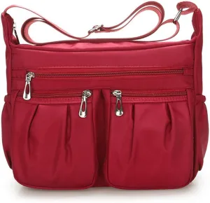 Chikencall Crossbody Bag for Women Waterproof Shoulder Bag Nylon Handbag Travel Work Purses