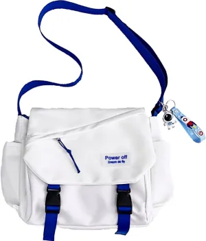 Classic Messenger Bag Cute Crossbody Bag Vintage Nylon Shoulder Bag Kawaii Purse with Upgraded Features Gift for School