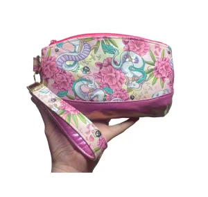 Clematis Clutch Wristlet