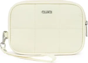CLUCI Puffer Wristlet Wallet for Women Large Capacity 3 Zipper Purse Nylon Quilted Clutch Purse for Women