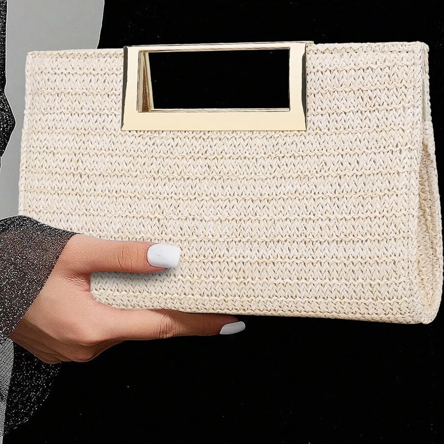 Clutch Purse for Women Fashion PU Leather Evening Bag Elegant Purse for Wedding Party Formal Daily Cocktail