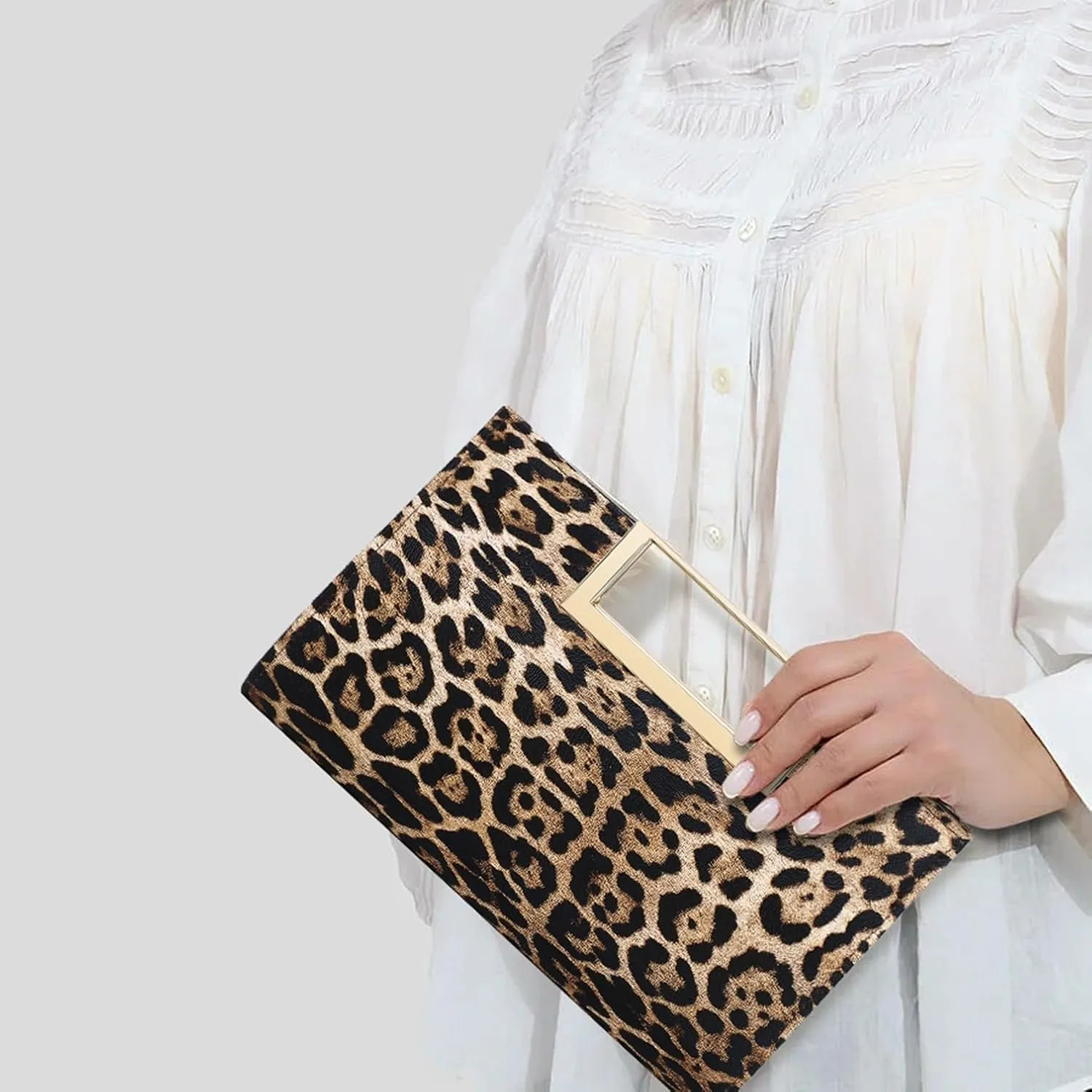 Clutch Purse for Women Fashion PU Leather Evening Bag Elegant Purse for Wedding Party Formal Daily Cocktail