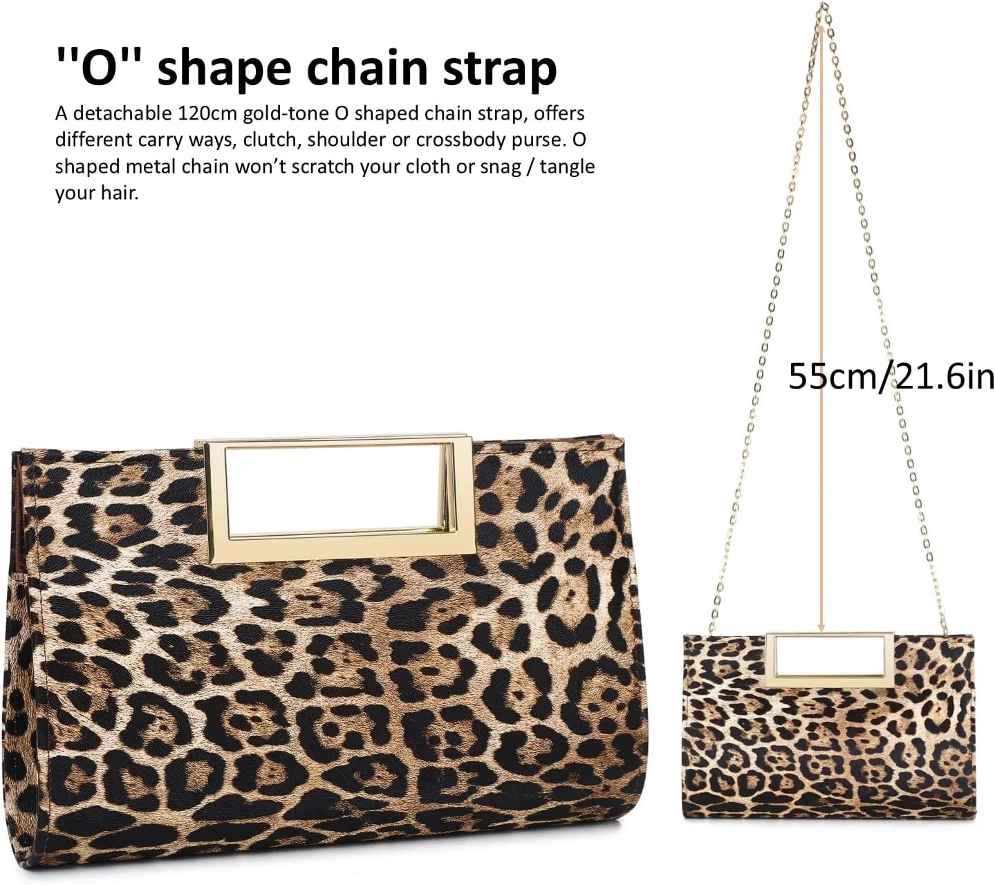 Clutch Purse for Women Fashion PU Leather Evening Bag Elegant Purse for Wedding Party Formal Daily Cocktail