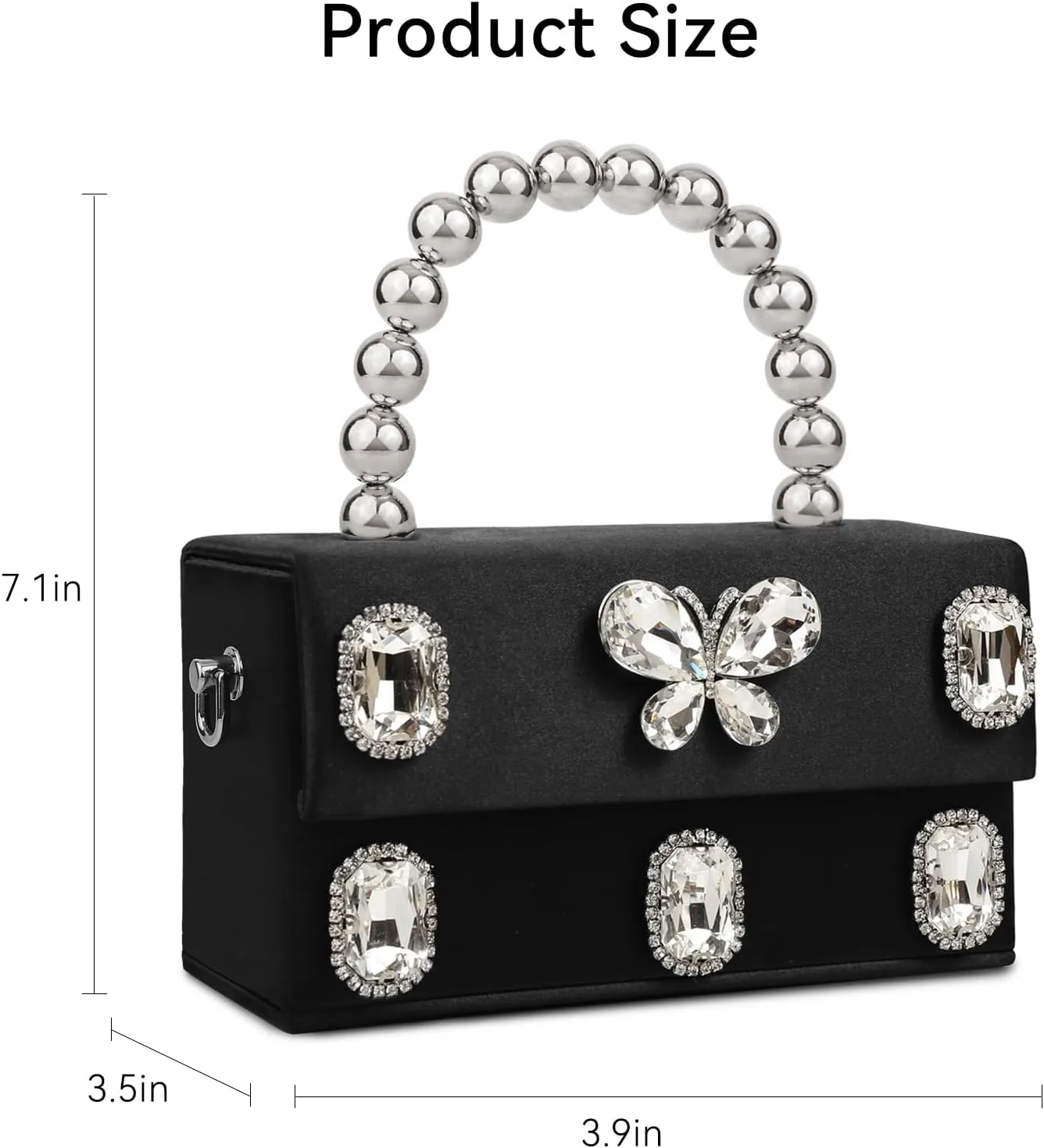 Clutch Purses for Women Fashion Rhinestone Evening Bag Purse Crossbody Bag Handbags for Women