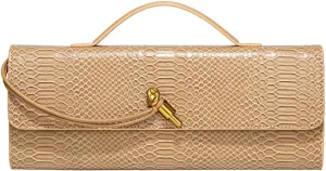 Clutch Purses for Women PU Leather Evening Bag Woven Clutch Trendy Purse Crossbody Bags Cute Handbag Shoulder Bag