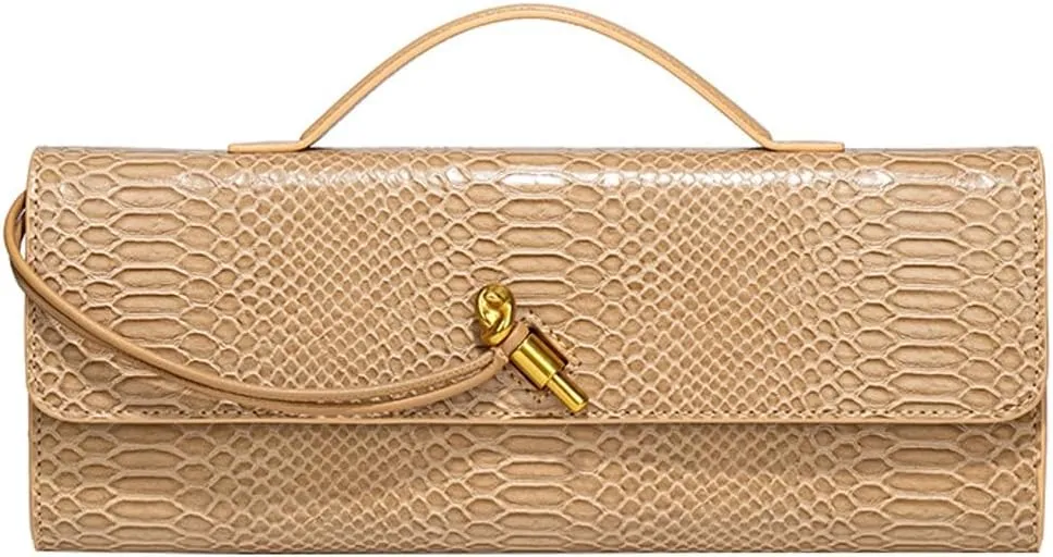 Clutch Purses for Women PU Leather Evening Bag Woven Clutch Trendy Purse Crossbody Bags Cute Handbag Shoulder Bag
