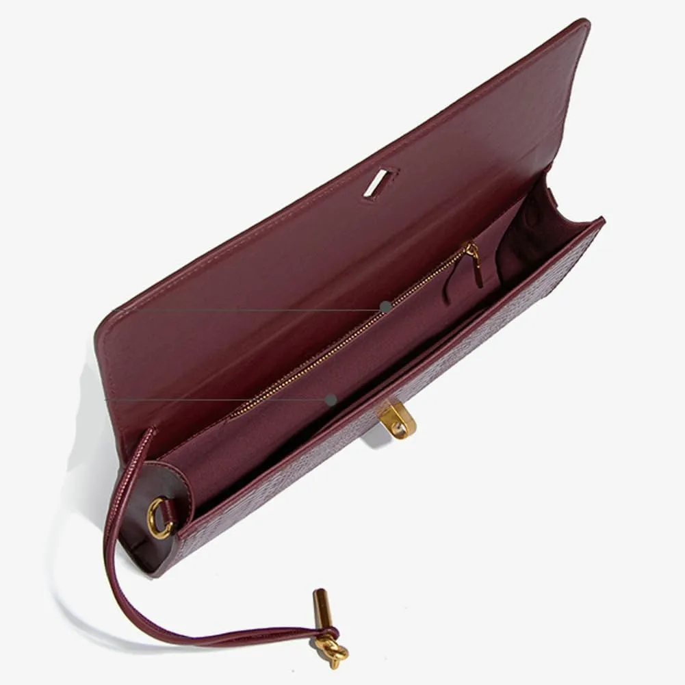 Clutch Purses for Women PU Leather Evening Bag Woven Clutch Trendy Purse Crossbody Bags Cute Handbag Shoulder Bag