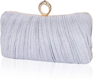Clutch Purses for Women, Rhinestone Evening Bags Party Purse, Sparkling Handbag Purses for Wedding Bridal Prom Party