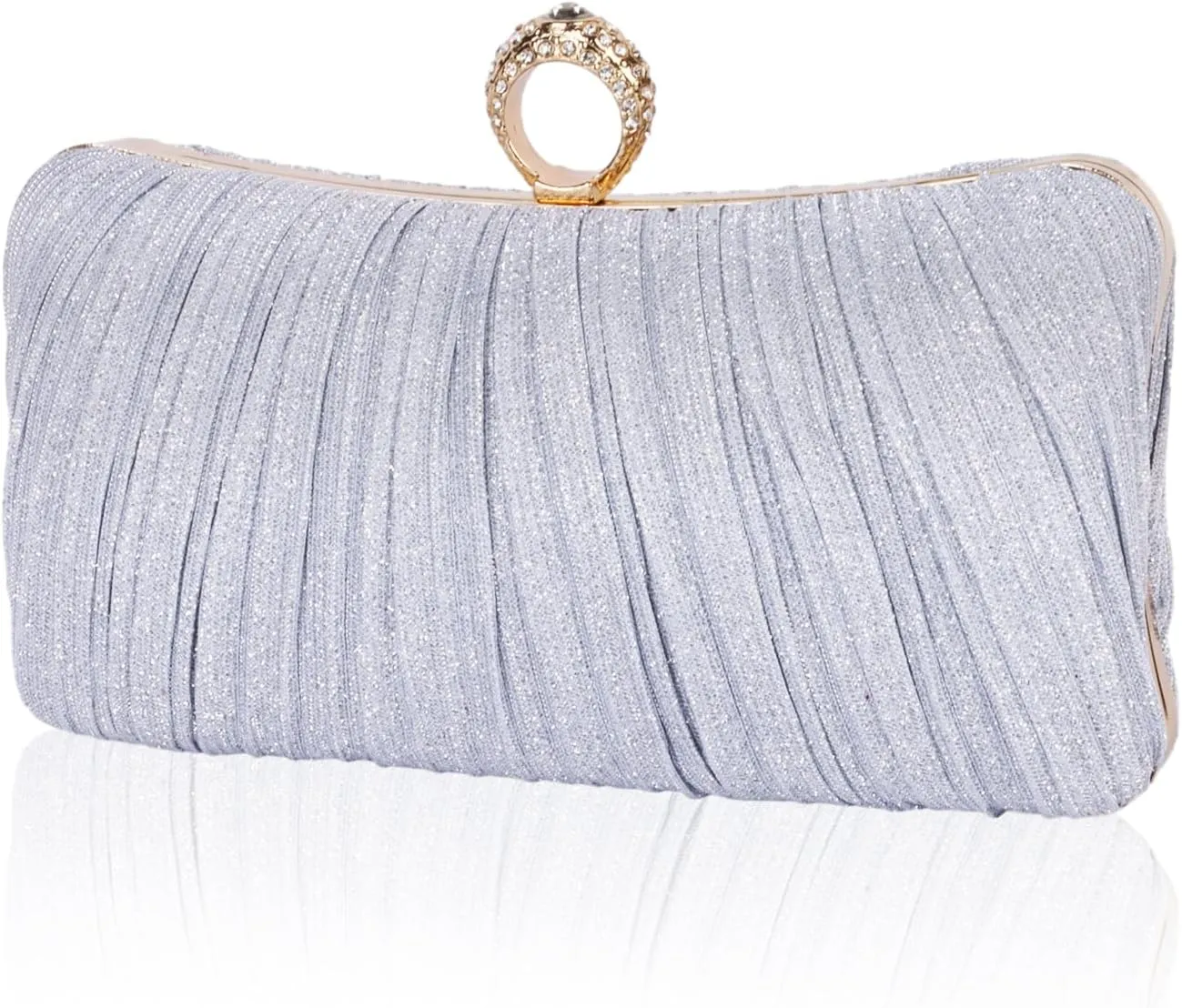 Clutch Purses for Women, Rhinestone Evening Bags Party Purse, Sparkling Handbag Purses for Wedding Bridal Prom Party