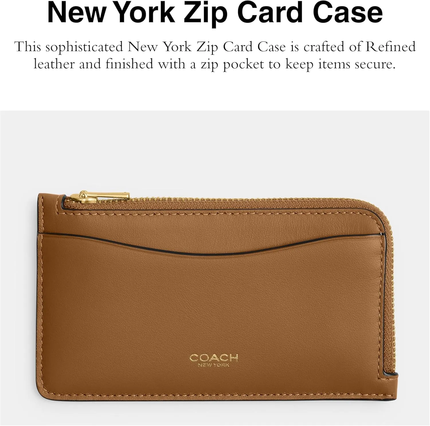 Coach Women's Zip Case Travel Accessory-Envelope Card Holder