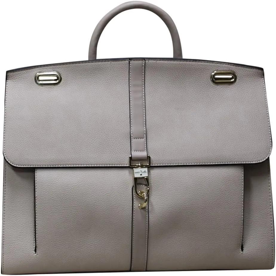 Cobblestone Briefcase - Taupe