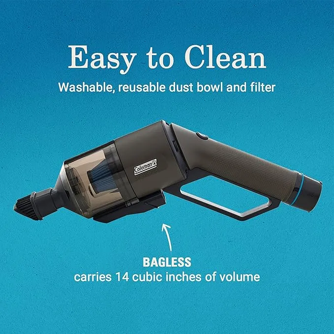 Coleman OneSource Rechargeable Outdoor Camping Gear: Camp Shower, Cordless Vacuum, Fan, Speaker, & Air Pump Options with Included Rechargeable Battery