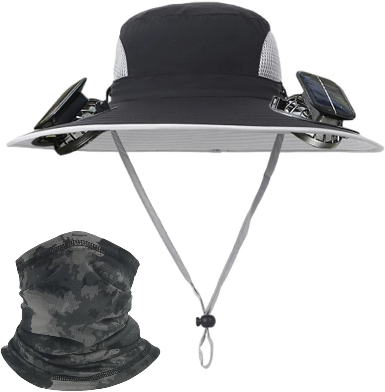 Colitt - Fishing Hat with Built in Fan, Colitt Fishing Hat, Ultralight Solar Fan Sun Hat Wide Brim Outdoor Fishing