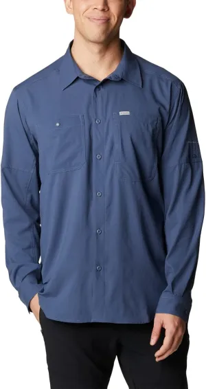 Columbia Men's Silver Ridge Utility Lite Long Sleeve, Dark Mountain, 5X Big