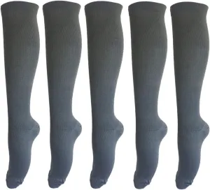 Compression Socks (5 Pair) for Men Women Nurses Maternity Pregnancy Travel
