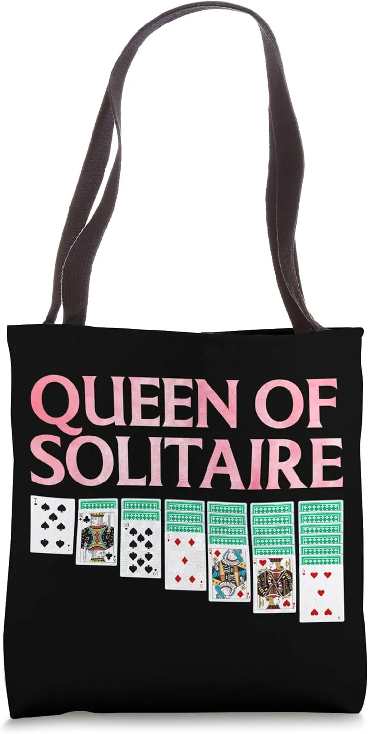 Cool Solitaire Art For Women Girl Solitaire Player Solitaire Tote Bag