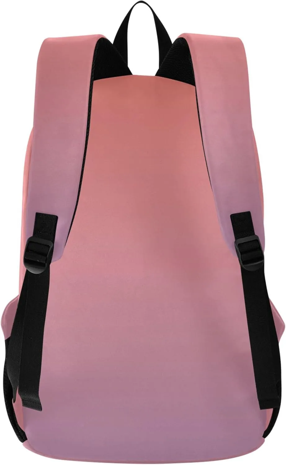 Coral Pink Opera Mauve Gradient Cute Backpacks for Women Casual Cool School Bookbag for Teen Girls