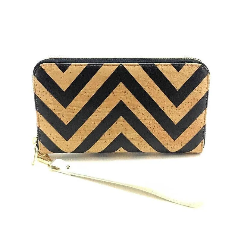 Cork Purse & Clutch with Wristlet for Women