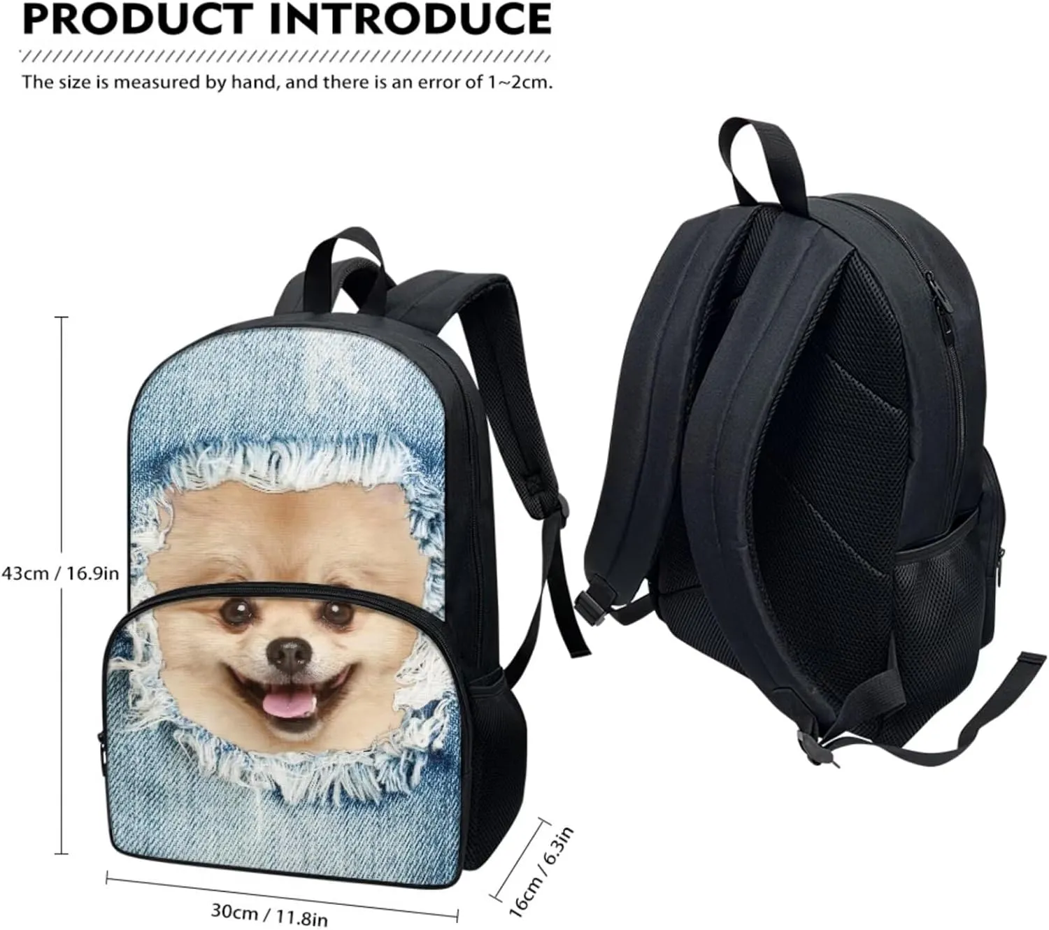 Cowboy Beau 3pcs Backpack for Elementary Kids School Bookbag Set for Girls Daypack for Hiking Cooler Leakproof Insulated Meal Bag Penbag Pouch Storage