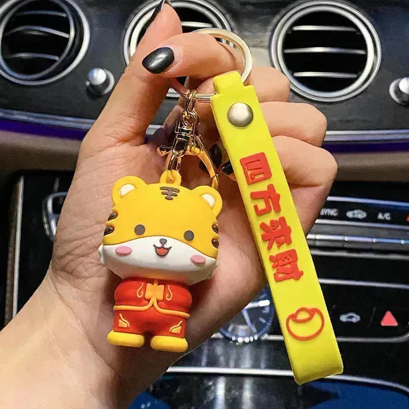 Creative Animal Tang Suit 3D Keychain