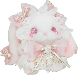 Crossbody bag cartoon Plush Rabbit girls wallets Easter Gift One Shoulder Lolita Rabbit Women Kids Bag Lovely Fluffy purse