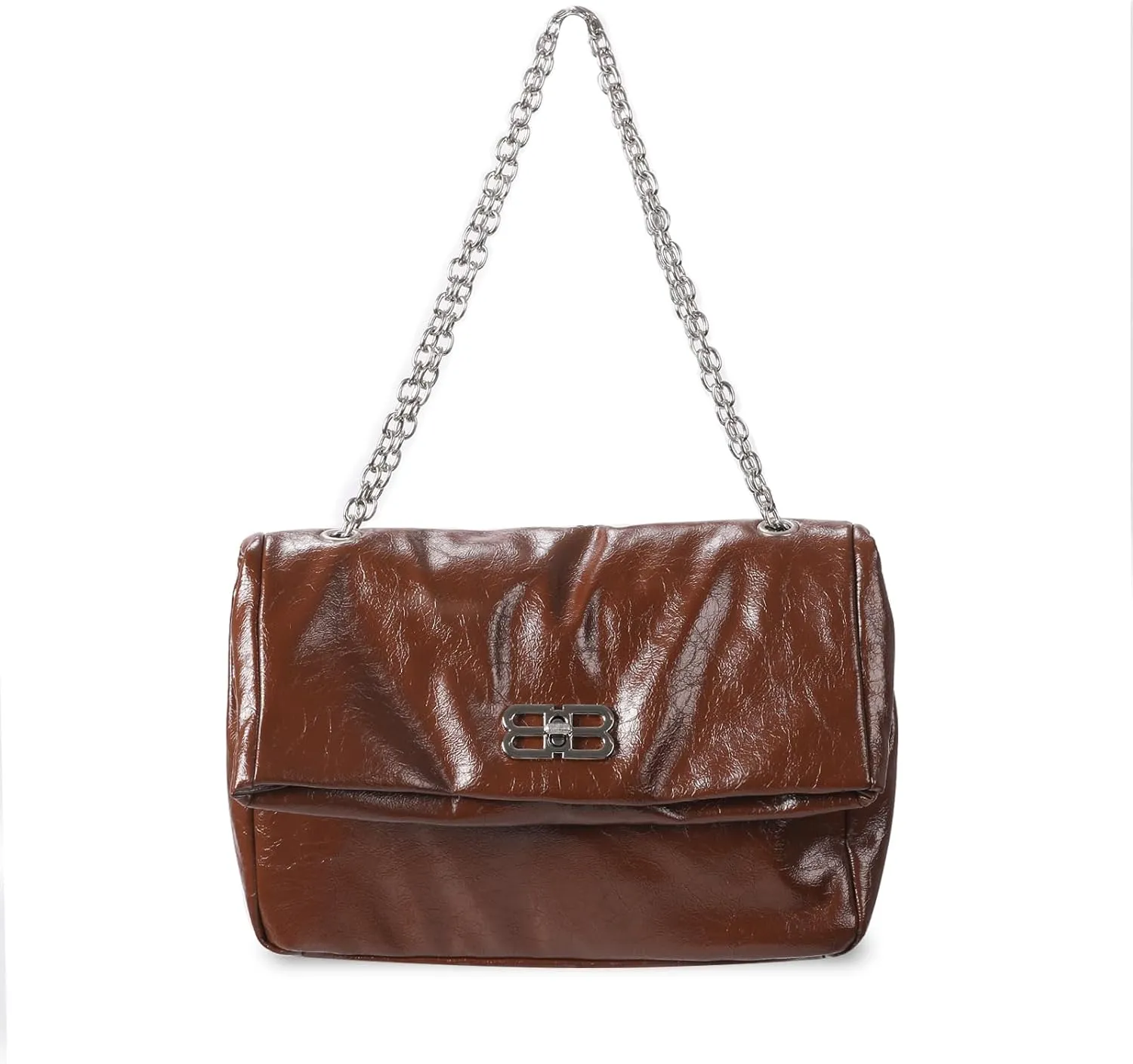 Crossbody Bags for Women Trendy Vegan Leather Hobo Purses Shoulder Handbags With Wide