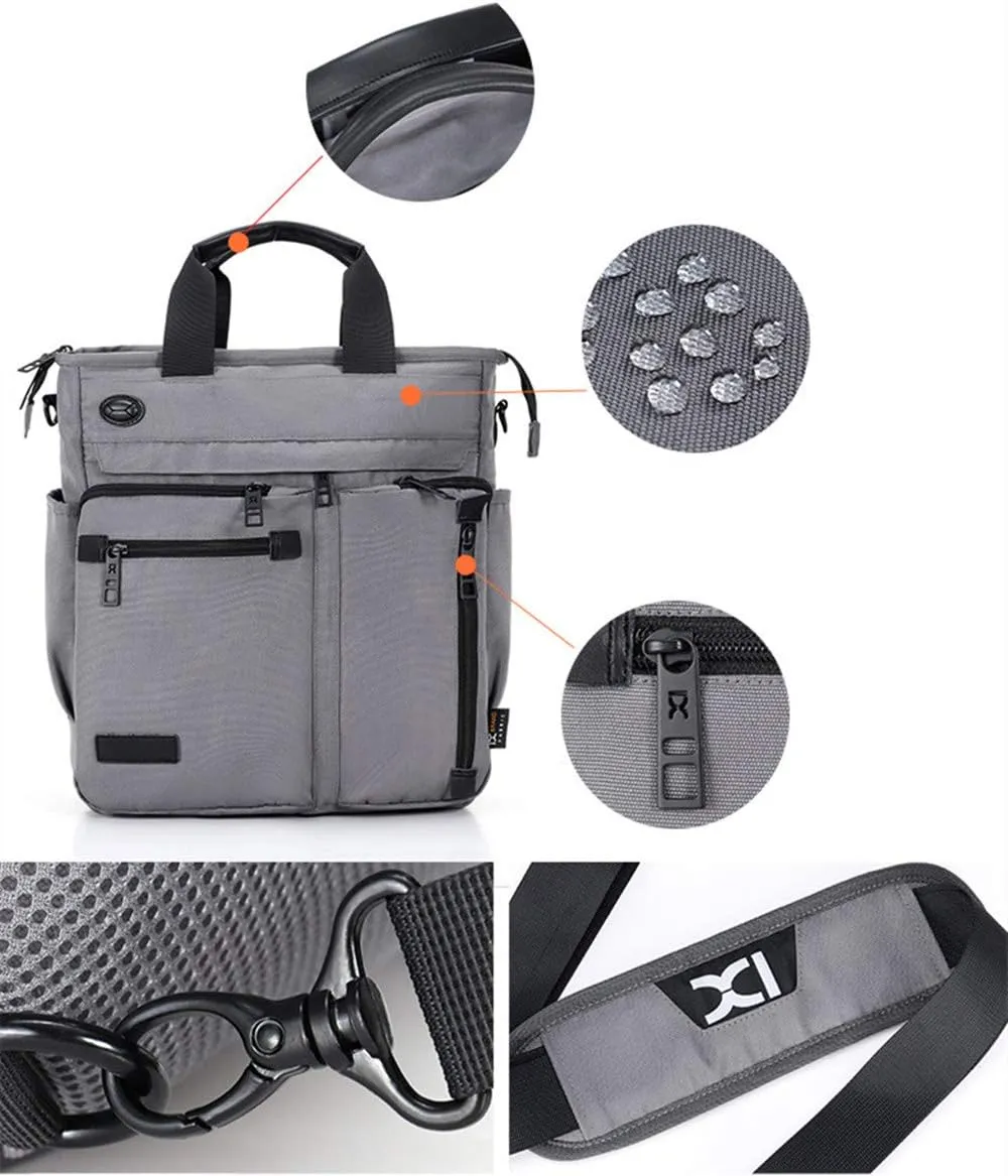 Crossbody Messenger Bag, Multifunctional Shoulder Bag, Laptop Bag for Men and Women