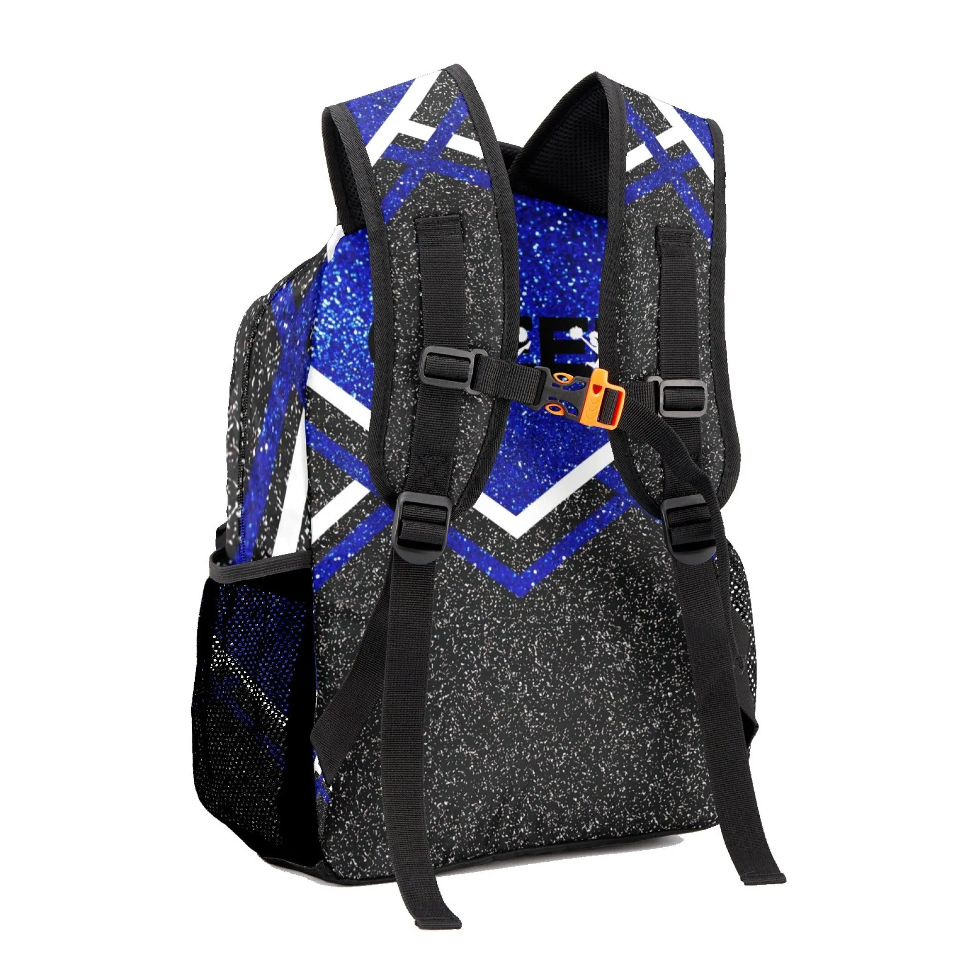 Custom Blue Cheer Cheerleader Personalized Causual Shoulder Bag Sports Leisure Camping Backpack for Women and Men