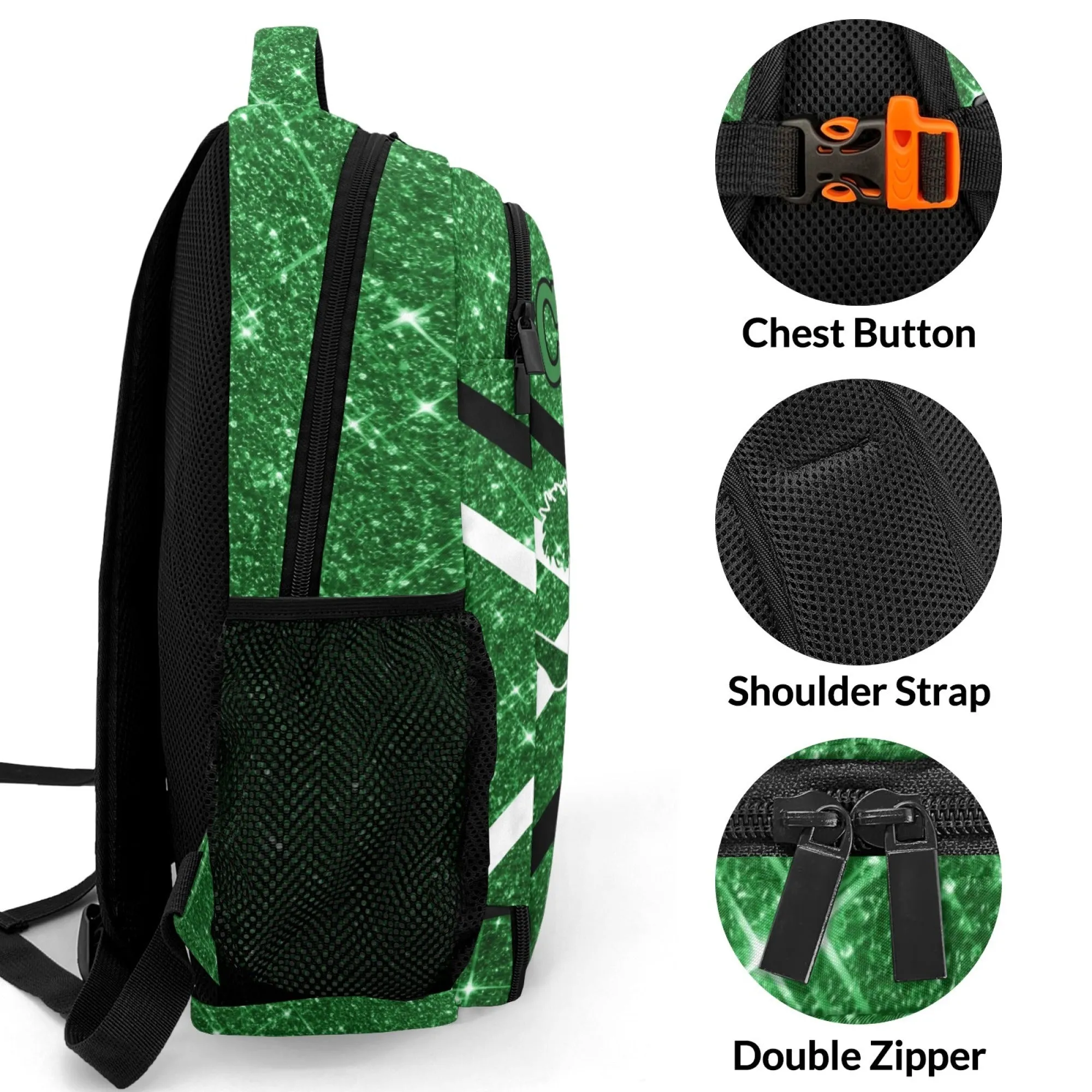 Custom Cheerleader Cheer Backpack Personalized with Name for Men Women Shoulder Bag Laptop Bag Bookbag