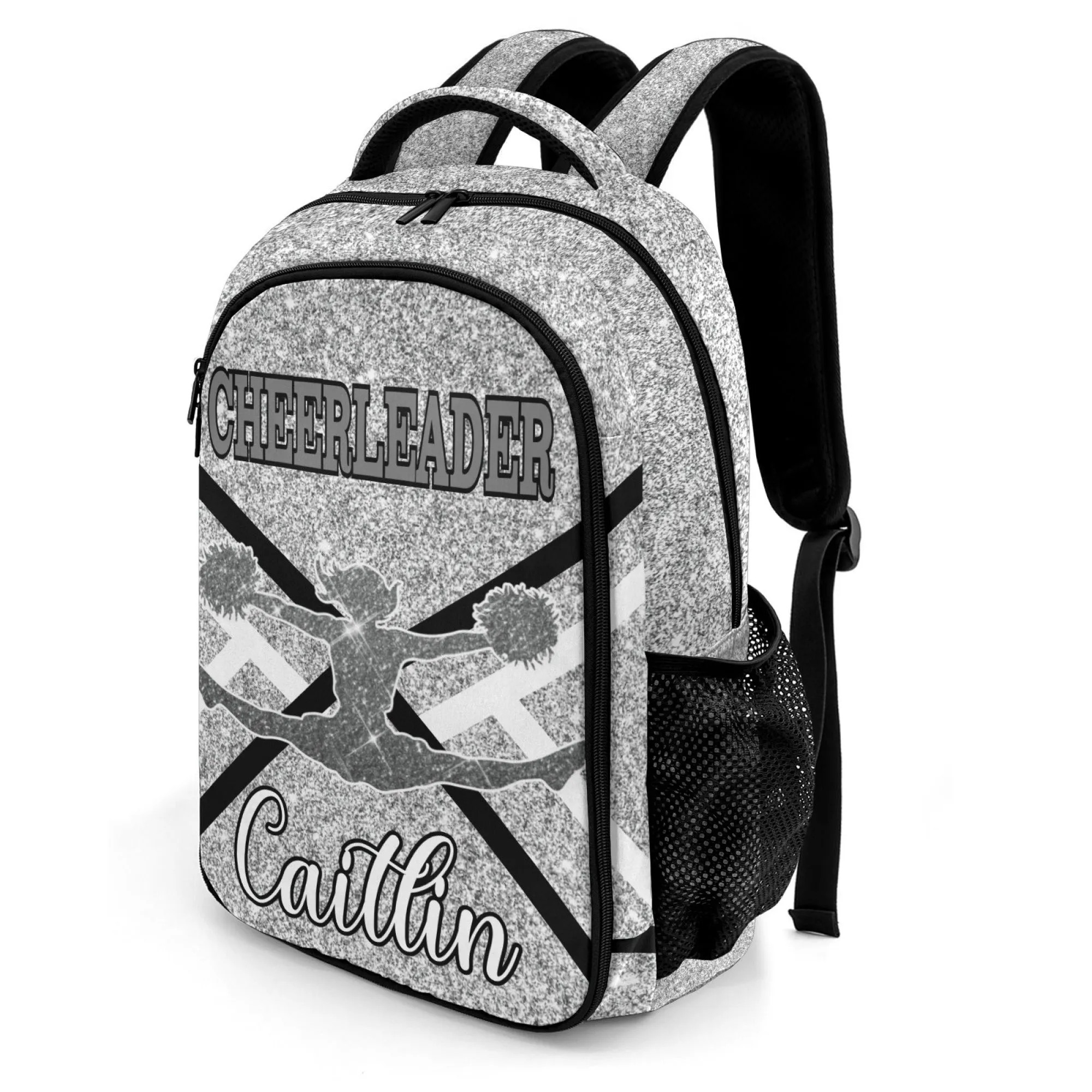 Custom Cheerleader Cheer Backpack Personalized with Name for Men Women Shoulder Bag Laptop Bag Bookbag